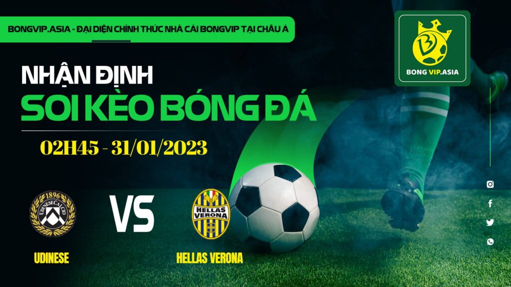 Soi kèo Bongvip Udinese vs Hellas Verona
